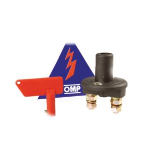 OMP RACING, INC. OMPEA0-0460 Master Disconnect Switch 2 Pole w/ Removable Key