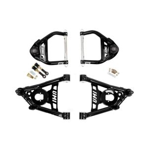 UMI Performance 403233-B 64-72 GM A-Body Tubular Upper & Lower Front A-Arm Kit- Delrin Bushings