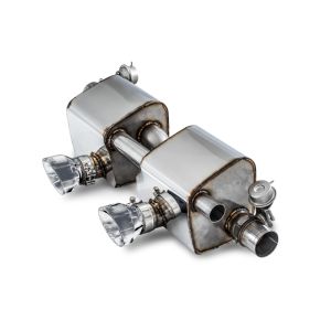 AWE Tuning 3025-32018 Porsche 911 (991.2) Carrera / S SwitchPath Exhaust for PSE Cars - Chrome Silver Tips