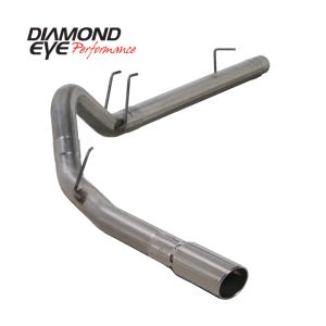 Diamond Eye Performance K4360S Diamond Eye KIT 4in DPF-BACK SGL SS 08-09 6 4L F250/F350 PCKGD BX46X14X14OD EL-PL 44inX13 5inX13 5in