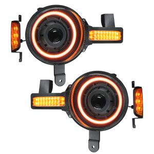 Oracle Lighting 5886-005 Oculus(TM) Bi-LED Projector Headlights for 2021+ Ford Bronco - Amber LED
