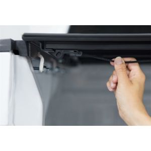 Access B0020099 LOMAX Pro Series Tri-Fold Cover 2020+ Chevy/GMC 2500 3500 6ft 8in Bed-Black Diamond Mist