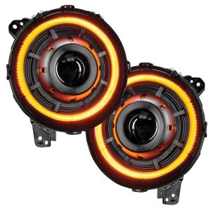 Oracle Lighting 5839-023 Oculus Switchback Bi-LED Projector Headlights -Jeep Wrangler JL/Gladiator JT