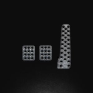 OMP RACING, INC. OMPOA0-1020-003 3 Pedal Set Sandblasted Aluminum w/ Long Gas Ped