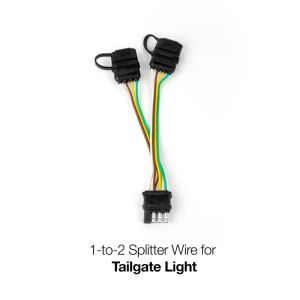 XKGLOW XK041018-SPLIT XK Glow Tailgate Light 1-to-2 Splitter Wire