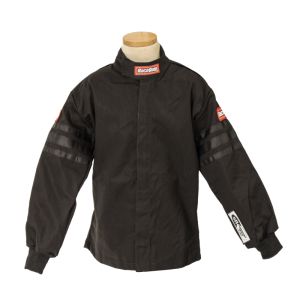 Racequip 1969995 Black Trim SFI-1 JR. Jacket - KLarge