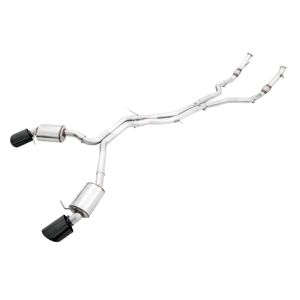 AWE Tuning 3015-33321 Audi B9.5 RS5 Sportback Non-Resonated Touring Edition Exhaust - RS-Style Diamond Blk Tips
