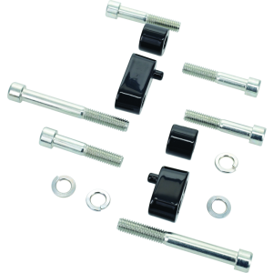 Kuryakyn 7509 Driver Floorboard Spacers 09-Up Touring Models Gloss Black