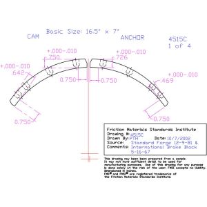 Abex Friction Products VL204515CDBLK