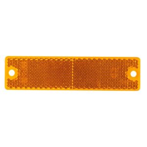 GROTE LIGHTING 40133 Mini Stick-On / Screw-Mount Rectangular Reflectors, Amber