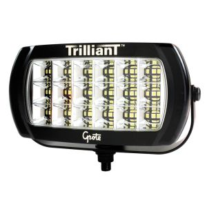 GROTE LIGHTING 63E41 Trilliant® LED Work Light, w/ Reflector, Flood, Hardwired, 12-24V