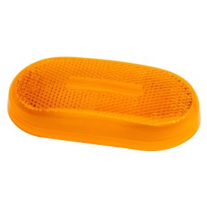 GROTE LIGHTING 90203 Clearance Marker Replacement Lenses, Two-Bulb Oval Lens, Amber
