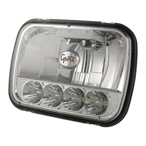 GROTE LIGHTING 90951-5 LED Sealed Beam Headlights, 5x7 LED Sealed Beam Headlight, 9-32V