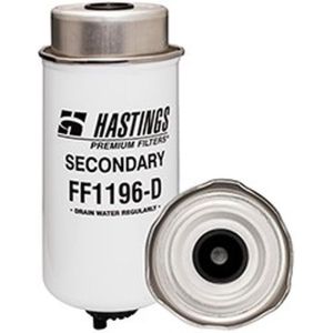 HASTINGS FILTERS FF1196-D Secondary Fuel/Water Separator Element with Drain