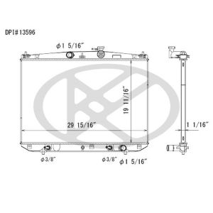 KOYORAD A13596 Koyorad Radiator A13596