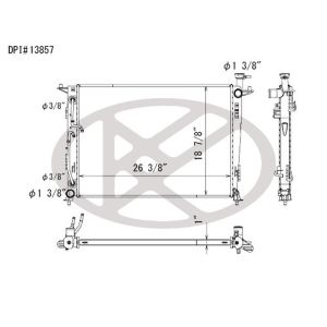 KOYORAD A13857 Koyorad Radiator A13857