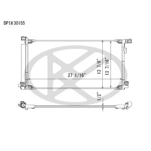 KOYORAD CD011259 Koyorad A/C Condenser CD011259