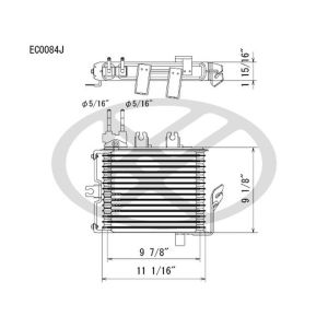 KOYORAD EC0084 Koyorad Automatic Transmission Oil Cooler EC0084
