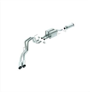 Ford Racing M-5200-F15R145C 2011-2014 F-150 Raptor 6.2L Cat-Back Touring Exhaust System 145-Inch WB