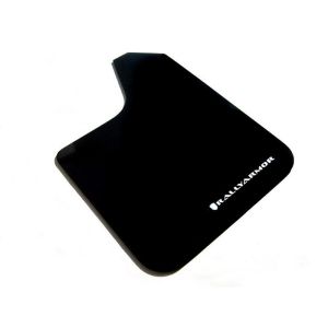 Rally Armor MF12-BAS-WH Black Mud Flap/White Logo