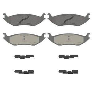 Wagner Brake OEX967AM OEX Disc Brake Pad Set Premium Semi - Met