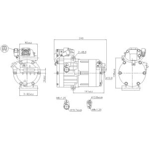 NISSENS 891022 Air Conditioning Compressor