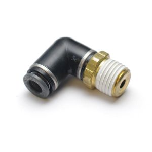Ridetech 31954201 Airline Fitting, 1/4" npt x 1/4" Swivel Elbow