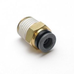 Ridetech 31954000 Airline Fitting, Straight. 1/4" NPT to 1/4" Airline.