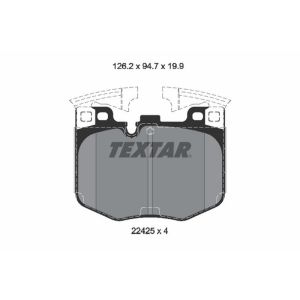 TEXTAR 2242501 Brake Pad Set