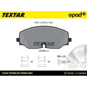 TEXTAR 2276901CP Brake Pad Set
