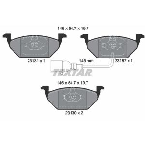 TEXTAR 2313101 Brake Pad Set
