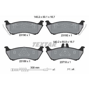 TEXTAR 2319002 Brake Pad Set