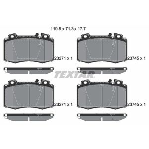 TEXTAR 2374502 Brake Pad Set