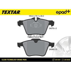 TEXTAR 2407903CP Brake Pad Set