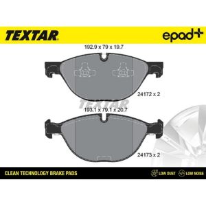 TEXTAR 2417201CP Brake Pad Set