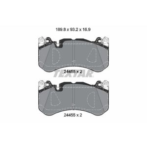 TEXTAR 2445503 Brake Pad Set