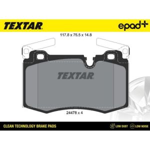 TEXTAR 2447801CP Brake Pad Set