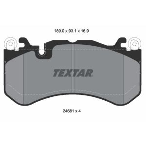 TEXTAR 2468101 Brake Pad Set