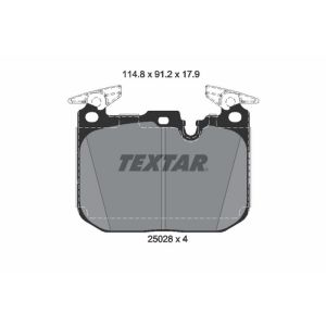 TEXTAR 2502805 Brake Pad Set