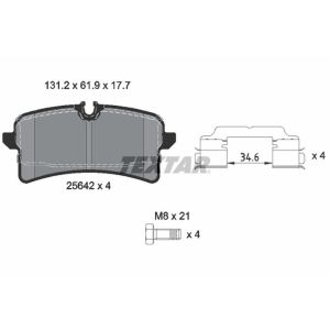 TEXTAR 2564203 Brake Pad Set