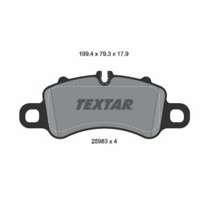 TEXTAR 2598303 Brake Pad Set