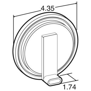 TRUCK-LITE 44211Y Super 44, LED, 4", Round, 42 Diode, Strobe Light